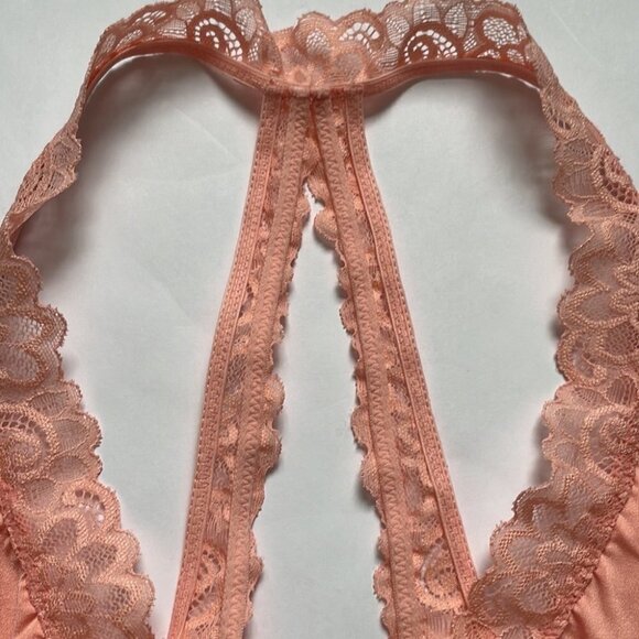 Aerie Lace Razorback Coral Bralette NWOT - Picture 2 of 8